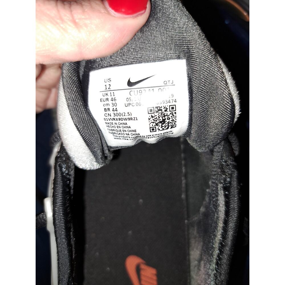 Nike Air VaporMax Plus CU9241-001 Metallic Silver Men's Athletic Sneakers - Picture 12 of 12
